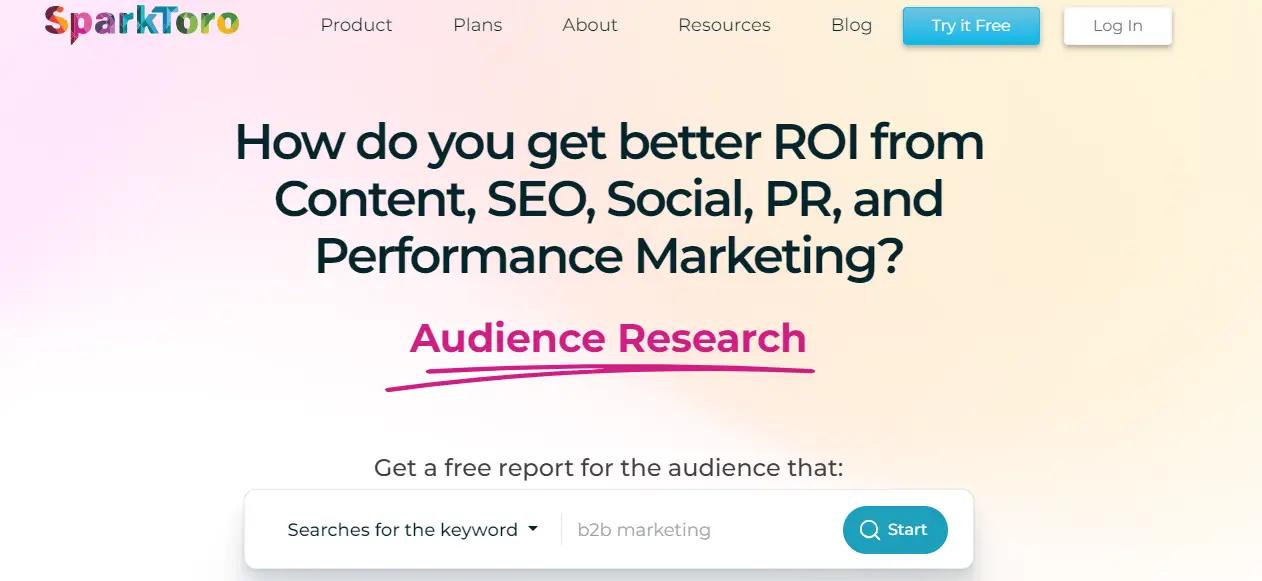 Unleashing the Power of SparkToro: A Guide to Audience Intelligence and Digital Marketing Success Unleashing the Power of SparkToro: A Guide to Audience Intelligence and Digital Marketing Success